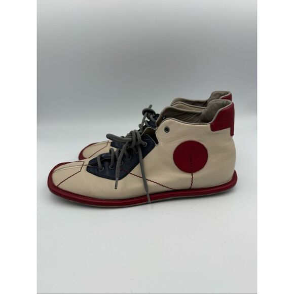 Vtg Rare Prada Womens Multicolor Colorblock Leather Bowling Saddle Shoes Sz 36.5 - Picture 1 of 8